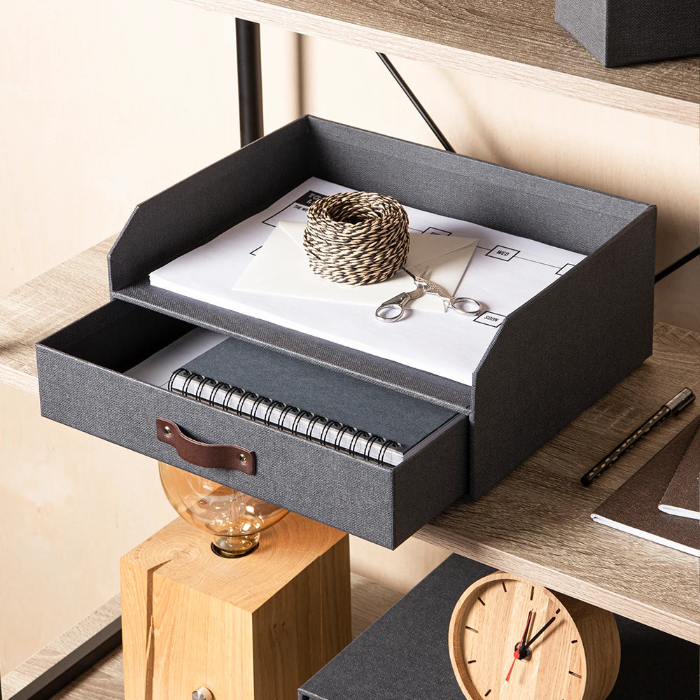 Briefablage mit Schublade Bigso Box of Sweden