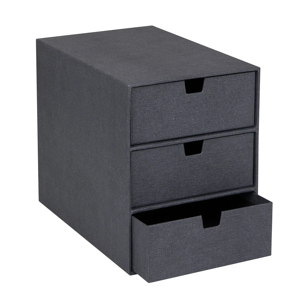 Schreibtisch-Organizer mit 3 Schubladen Bigso Box of Sweden