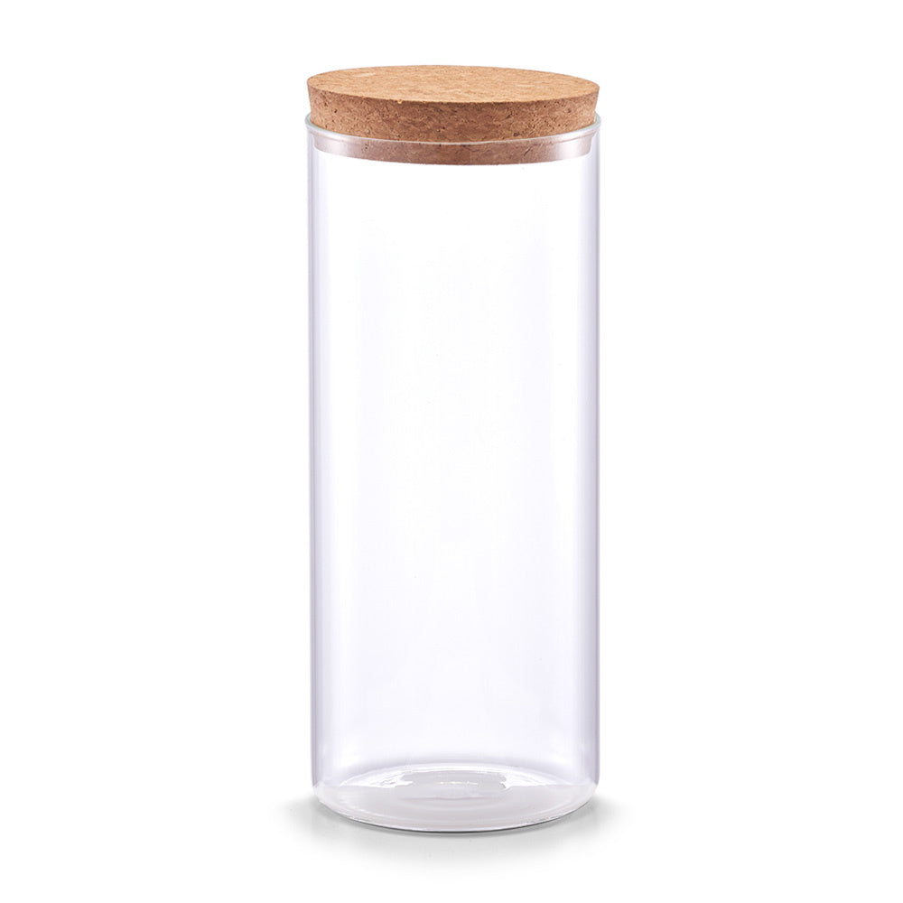 glazen-voorraadpot-kurken-deksel