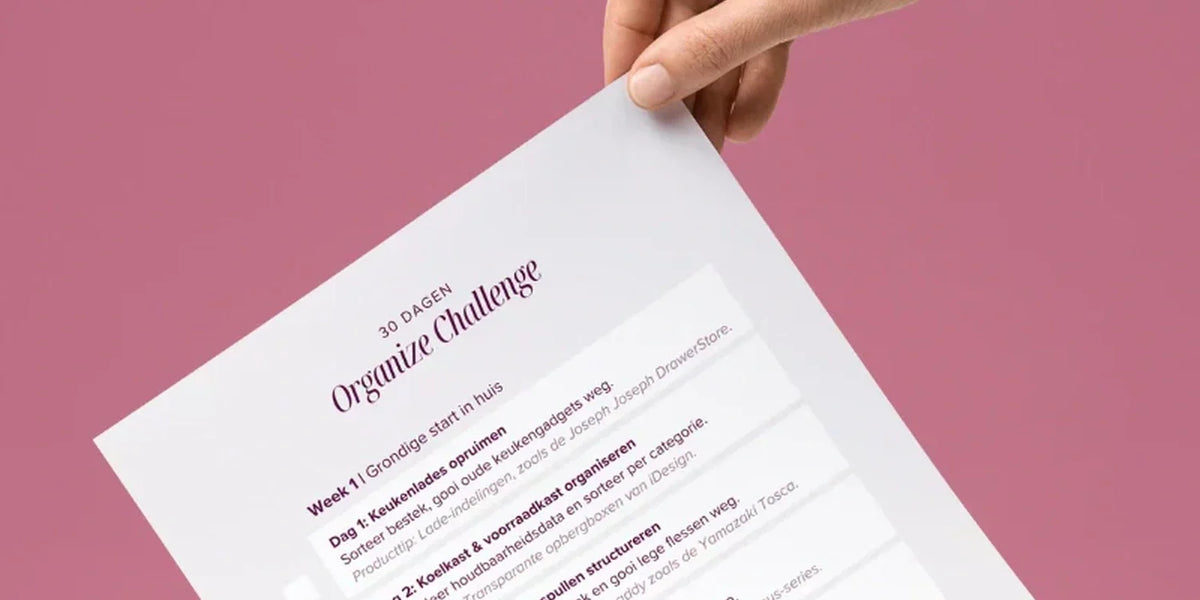 Challenge: 30-dagen Organize Challenge