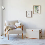 beige-dekenkist