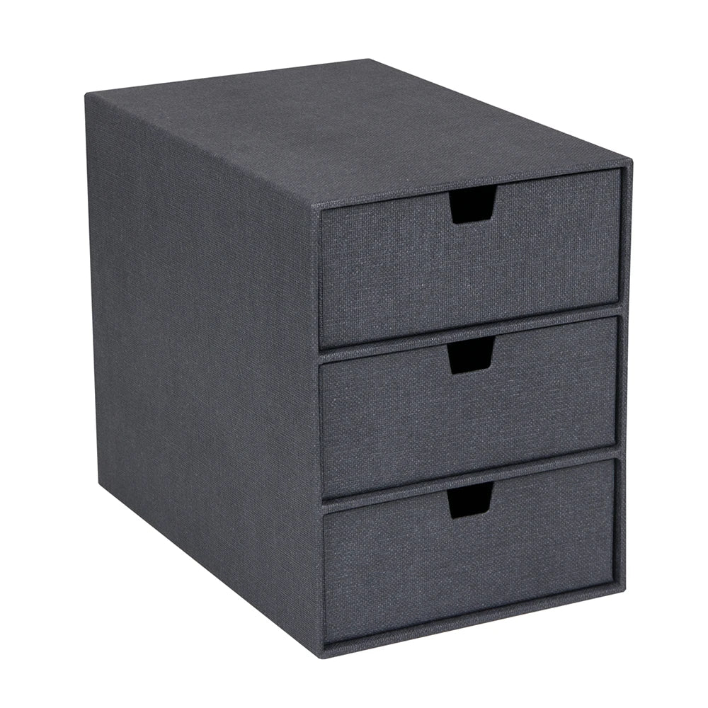 Schreibtisch-Organizer mit 3 Schubladen Bigso Box of Sweden