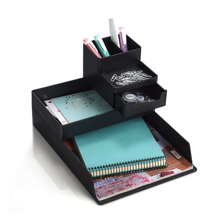 bureau organizer zwart zeller