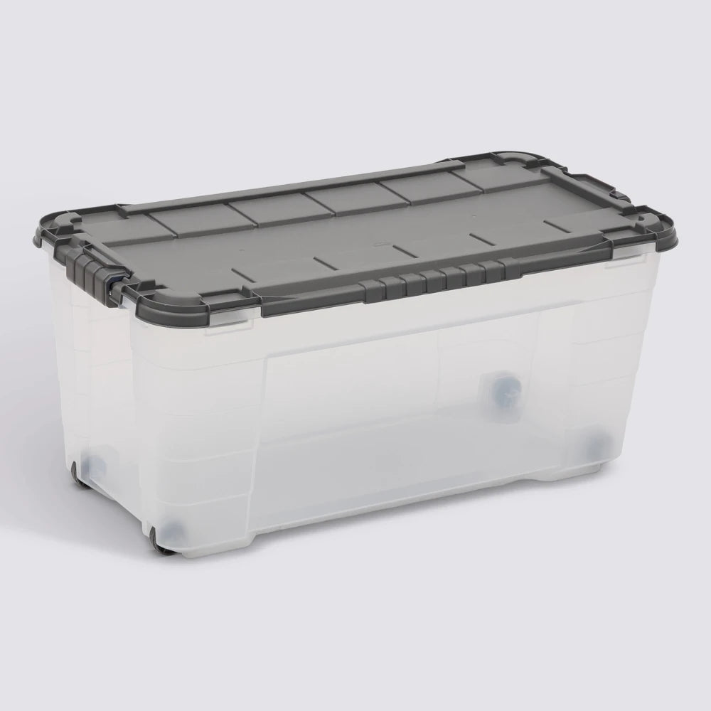 Opbergbox 4 zijden scharnierdeksel optie 80 liter Five®