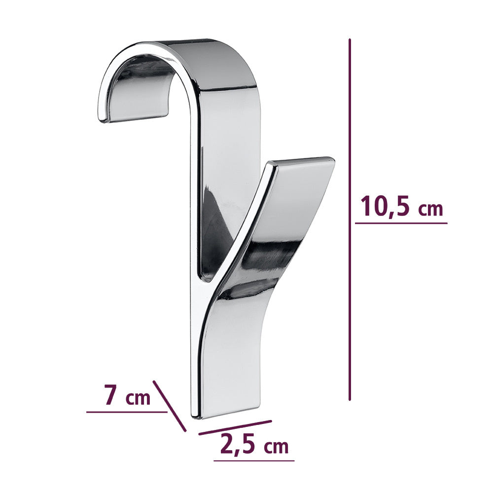 handdoekhaakje-radiator-zilver