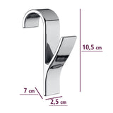 handdoekhaakje-radiator-zilver