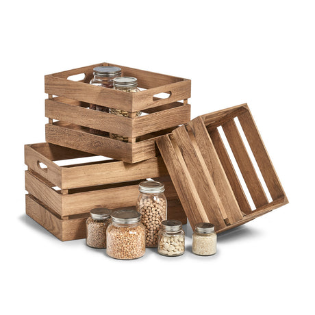 houten kratjes zeller present
