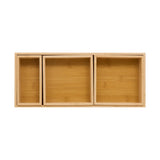 Bamboe ladebakjes 5 cm hoog 4-delige set Five®
