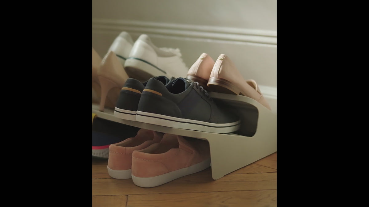 Schuhstapler 6 Paar Schuhe Grau Joseph Joseph