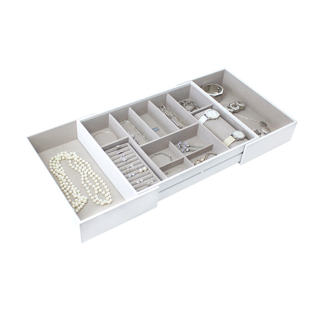 sieraden opbergen in lade stackers