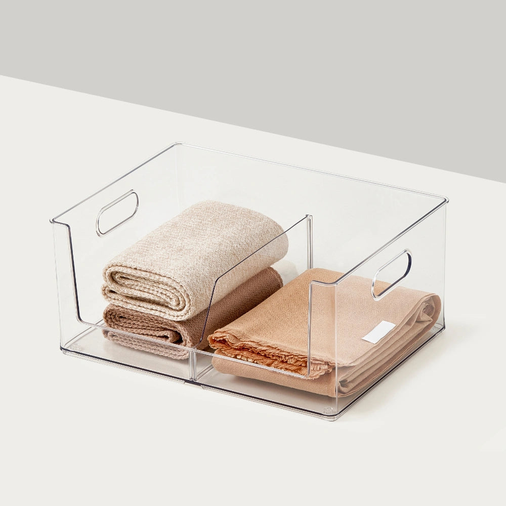 So Clever x Vacane Aufbewahrungsbox Offene Vorderseite Large Herausnehmbare Trennwand