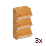 Aufbewahrungsbox aus Bambus 17,5x15,5x12,5 cm Five®