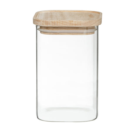 voorraadpot houten deksel