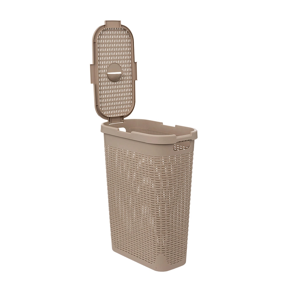 wasmand-met-deksel