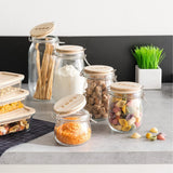 Vorratsglas Holzdeckel 2 Liter Five®