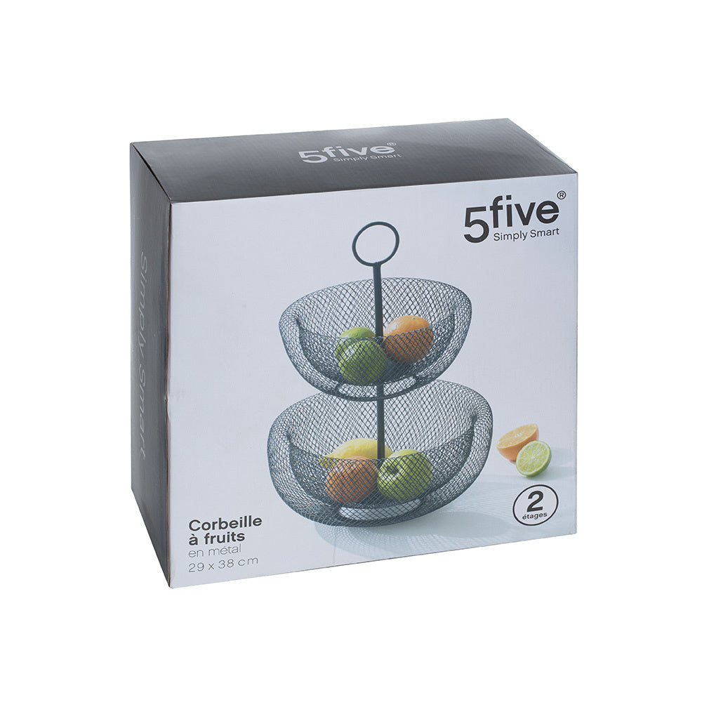 zwarte fruitschaal five keuken